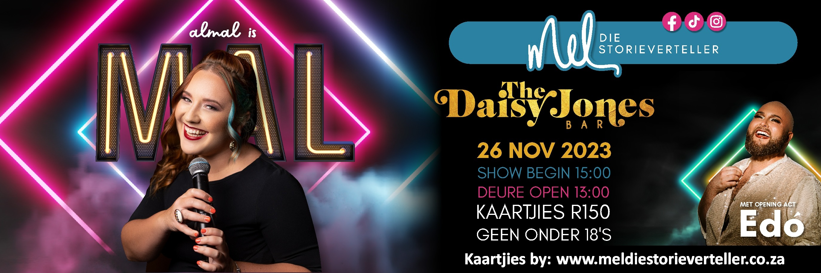 Mel die Storieverteller - Stellenbosch - Almal is MAL!