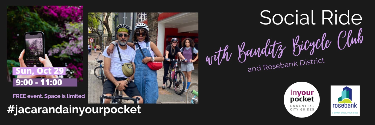 #JacarandaInYourPocket Social Ride with Banditz Bicycle Club