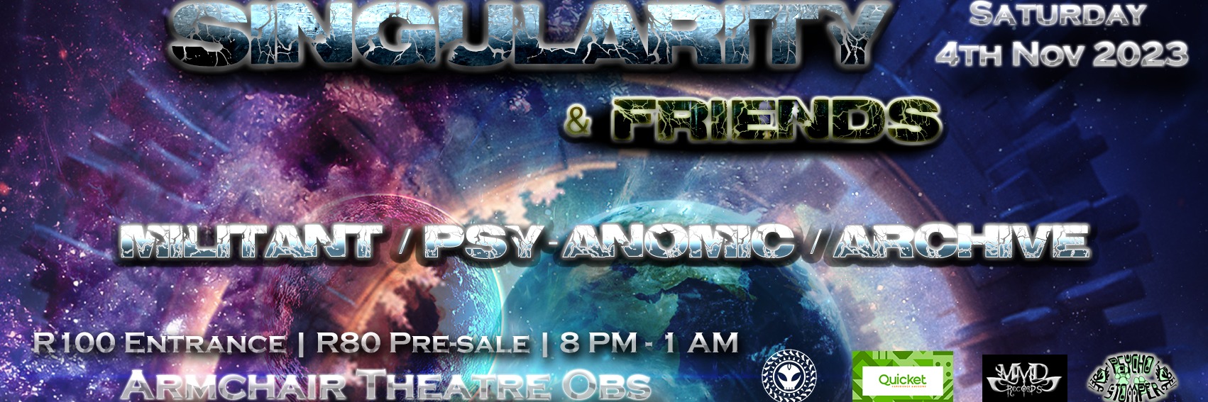 Armchair Theatre Presents Singularity & Friends