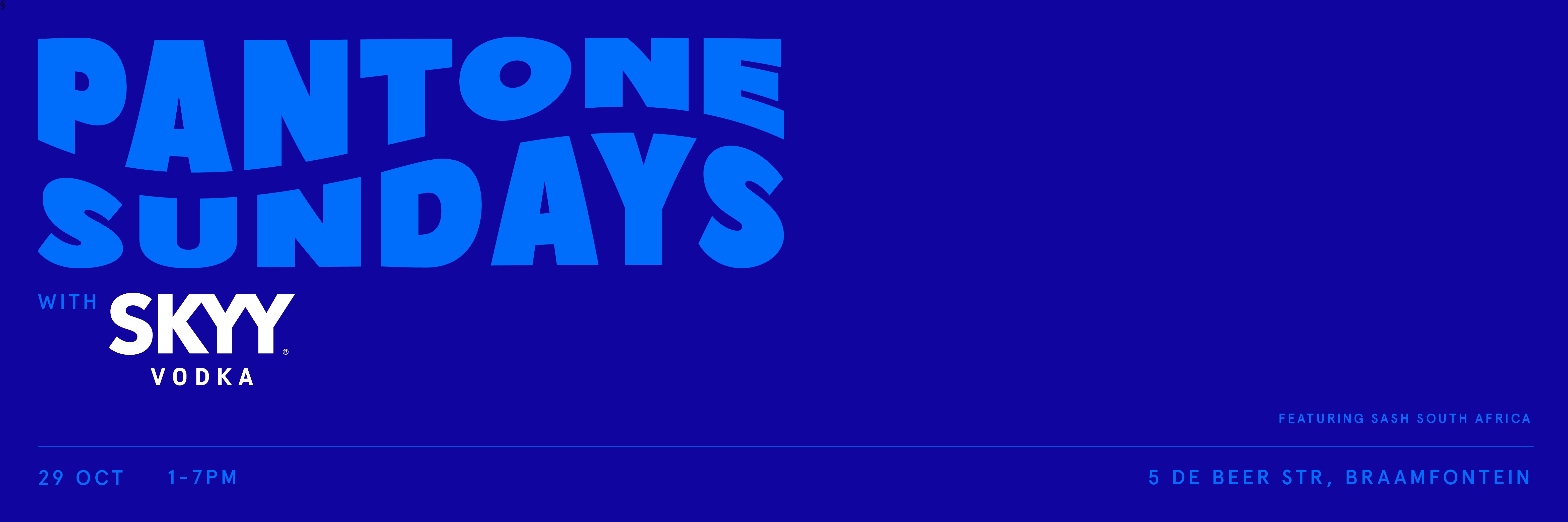 PANTONE SUNDAYS SKYY BLUE EDITION