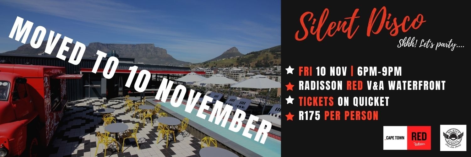 --- SILENT DISCO --- SILENT EVENTS - FRIDAY 10 NOVEMBER- RADISSON RED ROOFTOP BAR