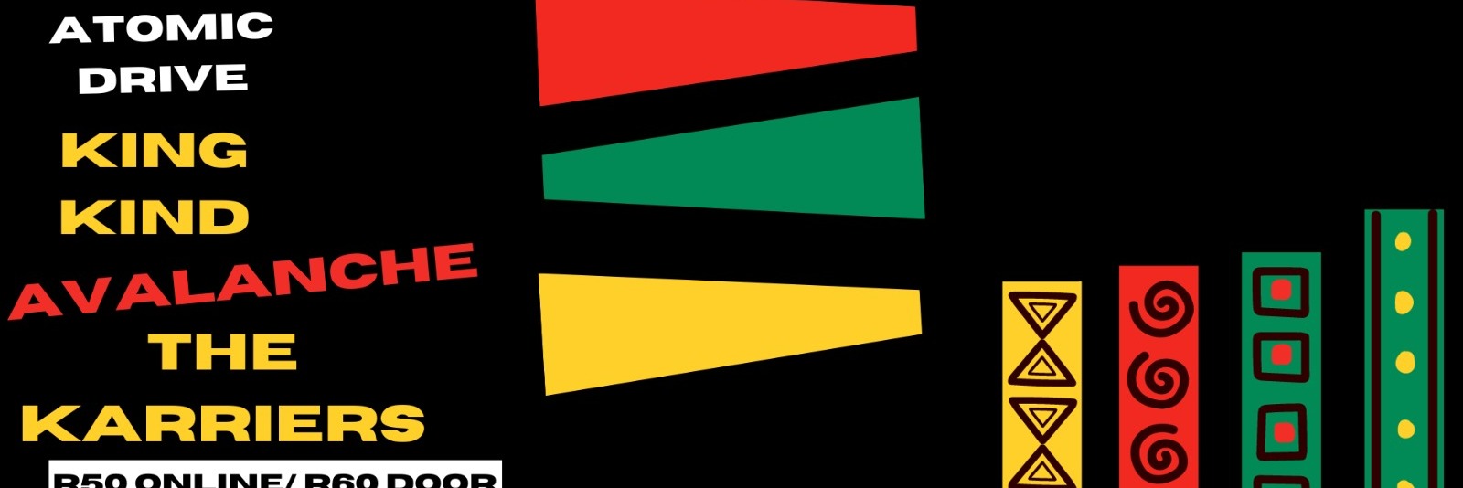 Atomic Drive, King Kind, Avalanche & The Karriers live