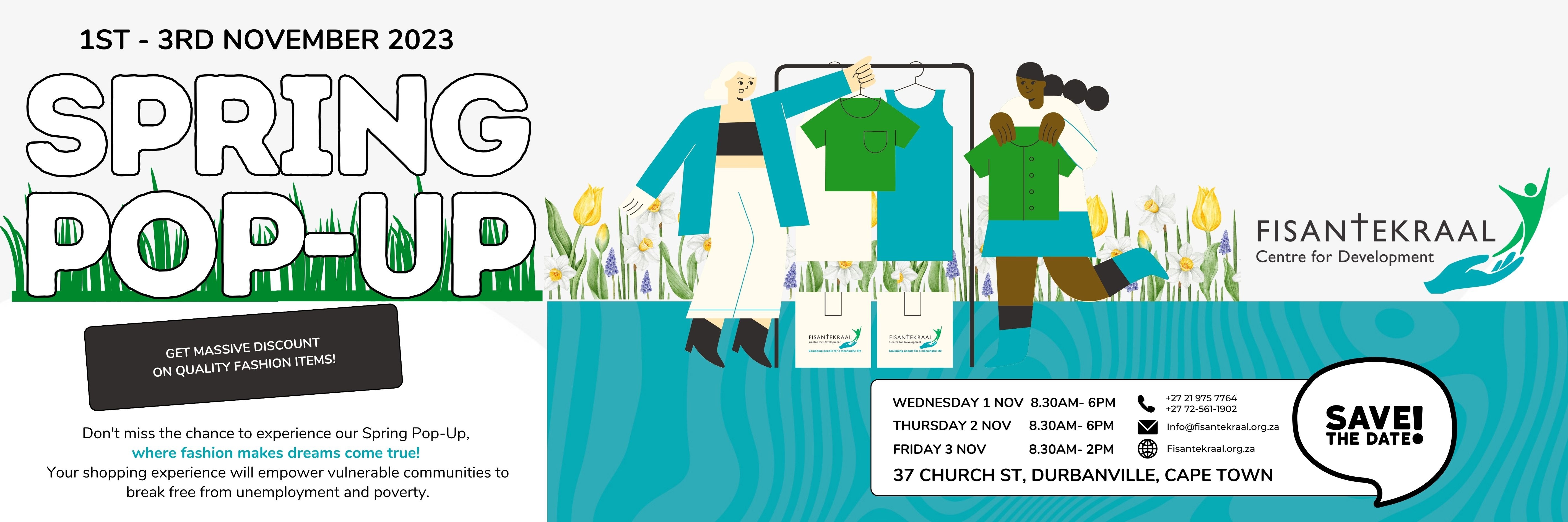 SPRING POP UP FUNDRAISING SALE