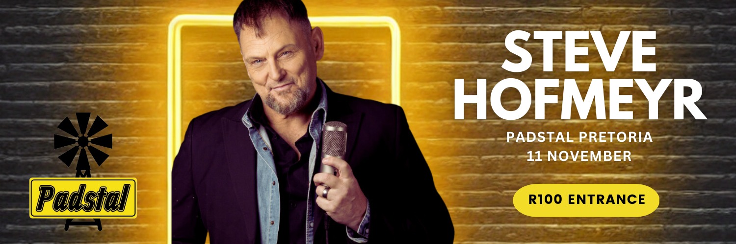Steve Hofmeyr at Padstal