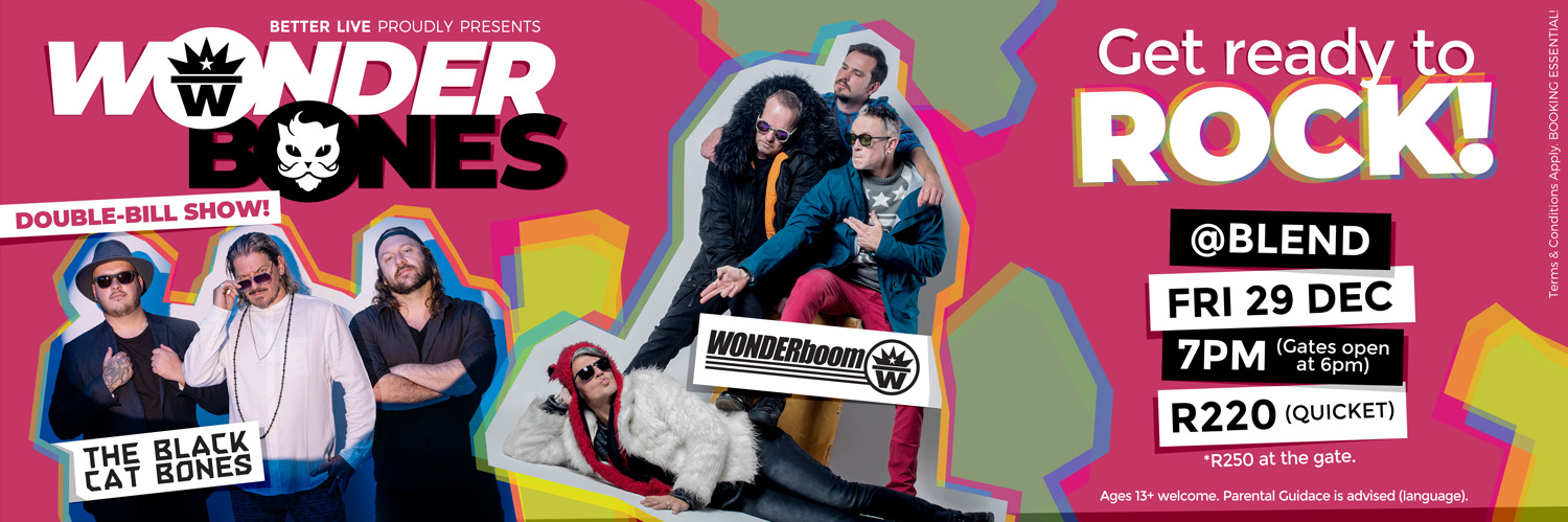 WONDERboom & The Black Cat Bones live in Knysna