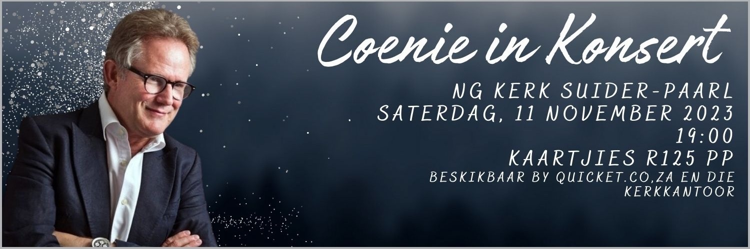 Coenie in Konsert