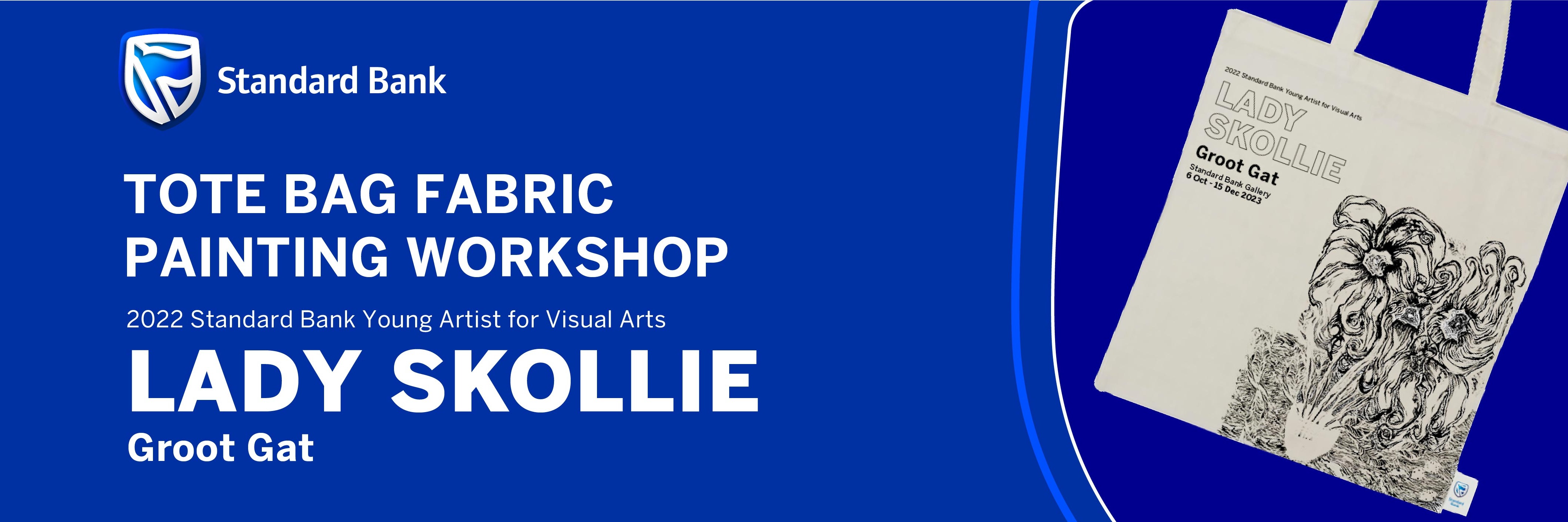 Tote Bag Fabric Painting Workshop_Lady Skollie Groot Gat 2023