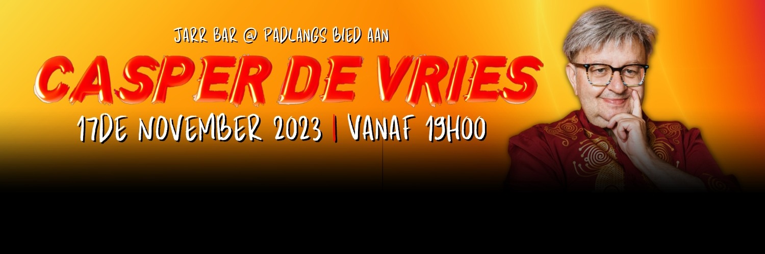 Casper De Vries LIVE at Jarr Bar
