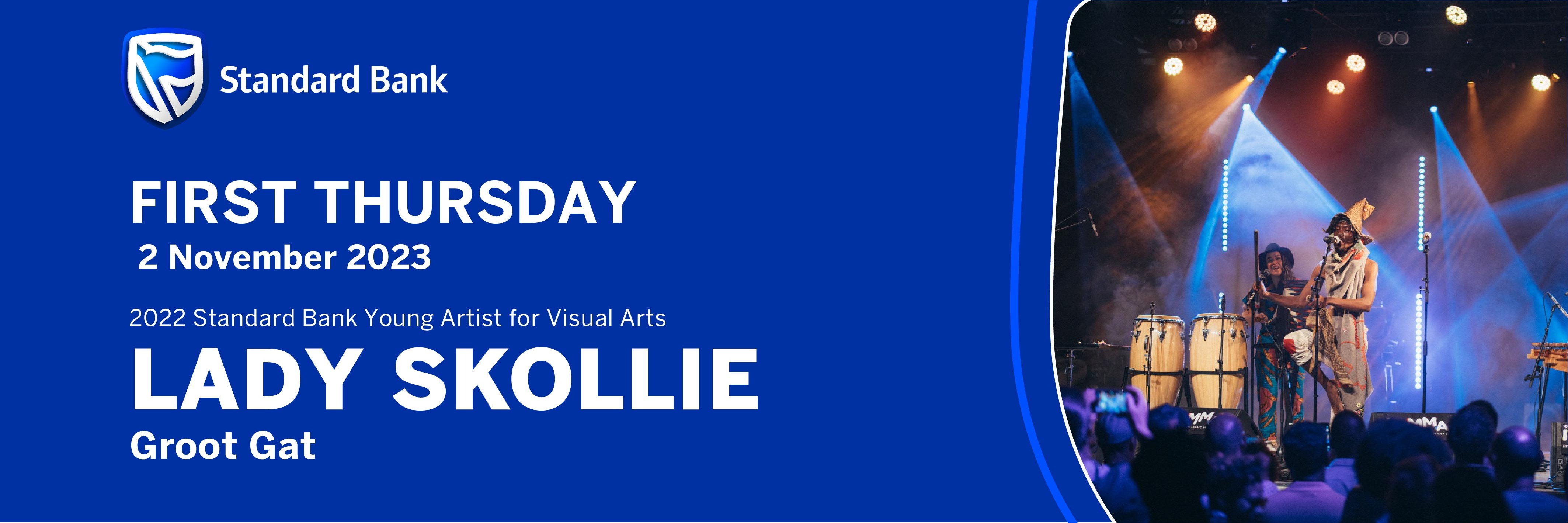 First Thursday perfomance by Morena Leraba at the  Lady Skollie Groot Gat exhibition