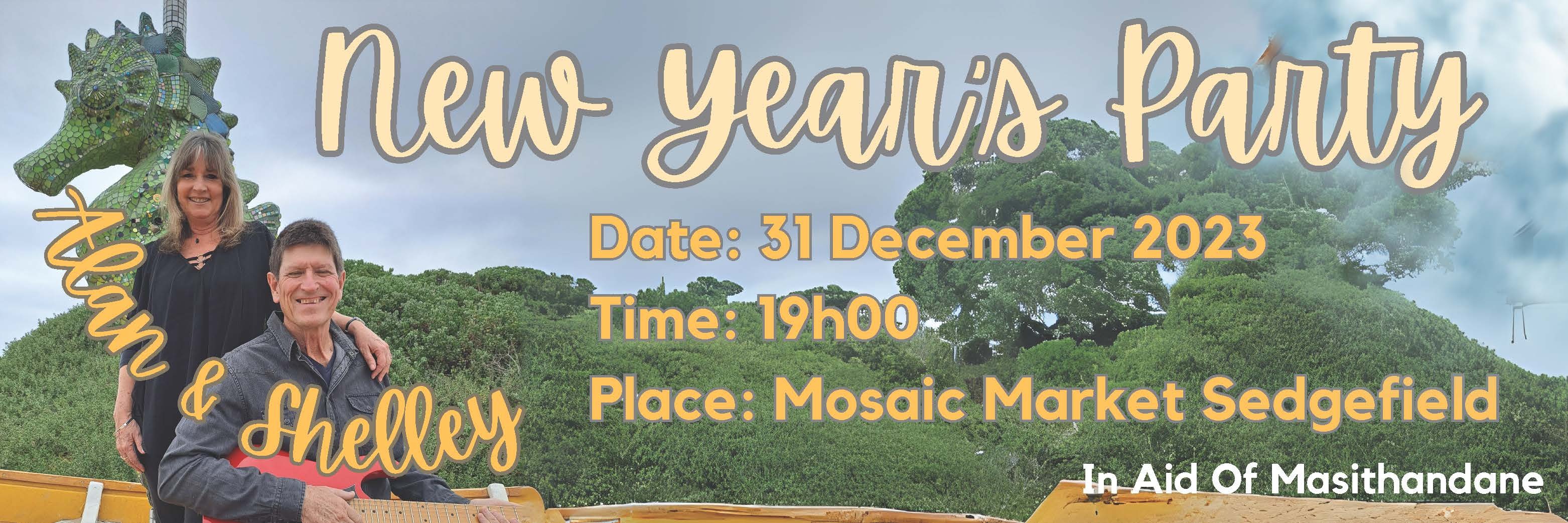 New Year's Party with Alan and Shelley in Sedgefield