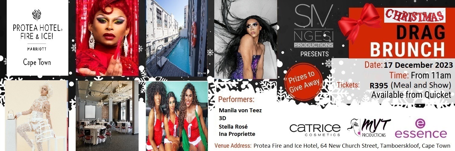 Christmas Drag Brunch at the Protea Fire and Ice Hotel