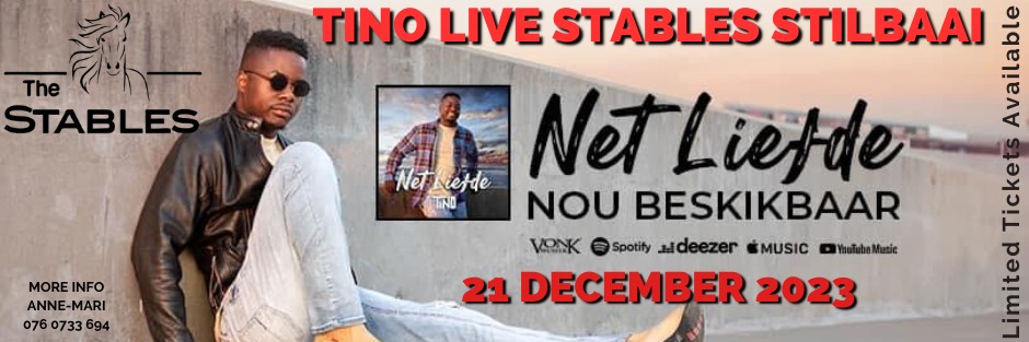 Tino Live @ Stables Stilbaai