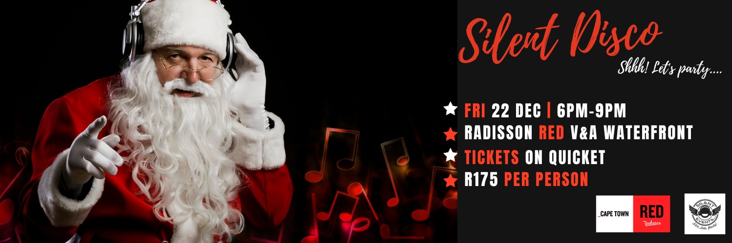 --- SILENT DISCO --- SILENT EVENTS - FRIDAY 22 DECEMBER- RADISSON RED ROOFTOP BAR