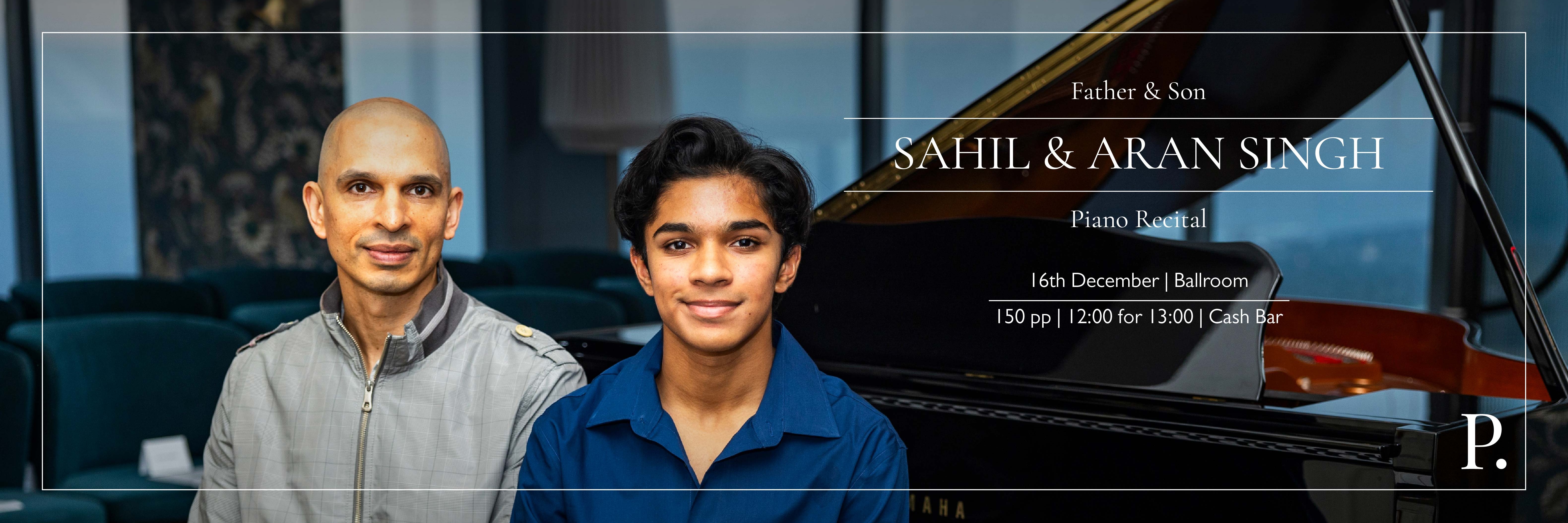 Father and Son Piano Recital with Sahil and Aran