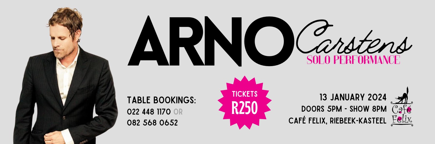 Arno Carstens Live in Riebeek-Kasteel