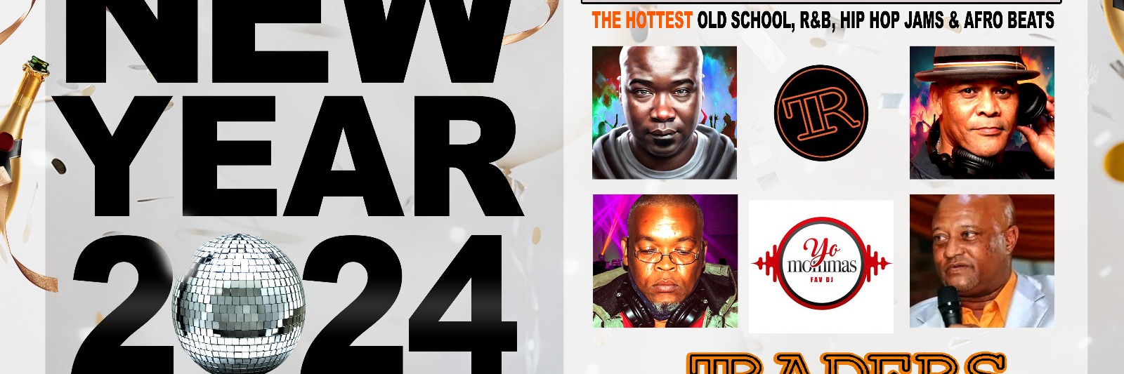 ALL WHITE NEW YEAR'S EVE OLDSCHOOL PARTY AT TRADERS TIME SQUARE