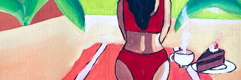 Coffee, cake & Paint