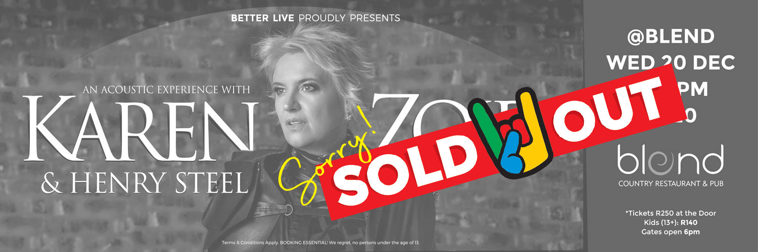 Karen Zoid live and acoustic in Knysna