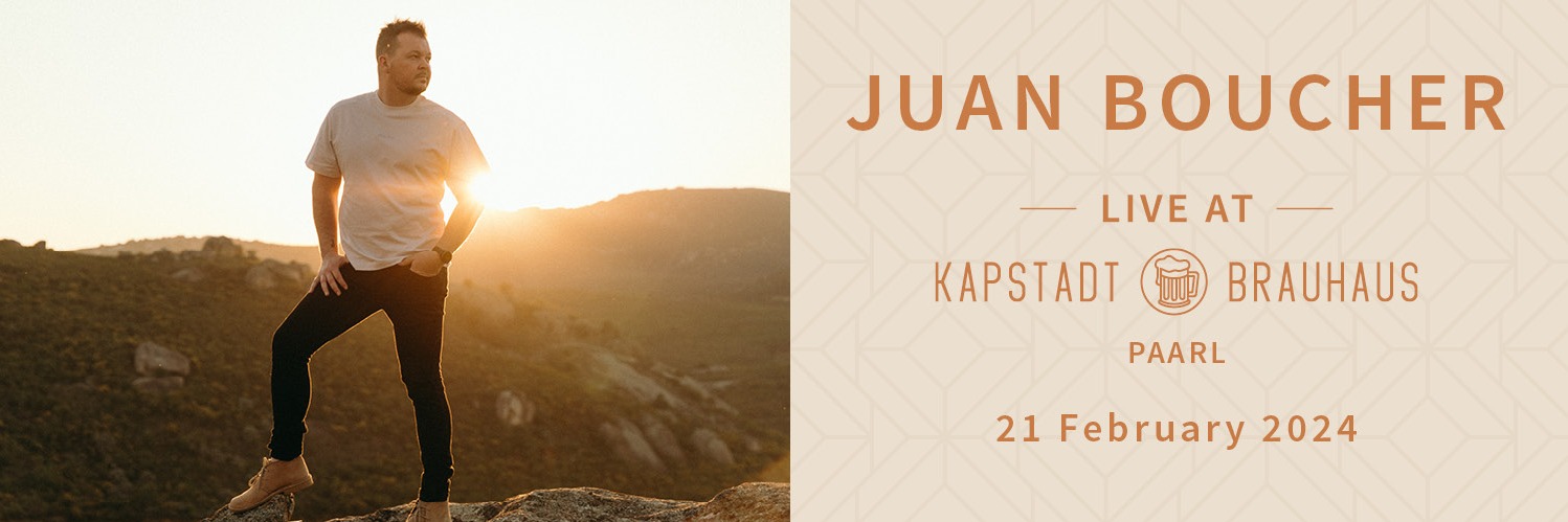 Juan Boucher live by Kapstadt Brauhaus Paarl