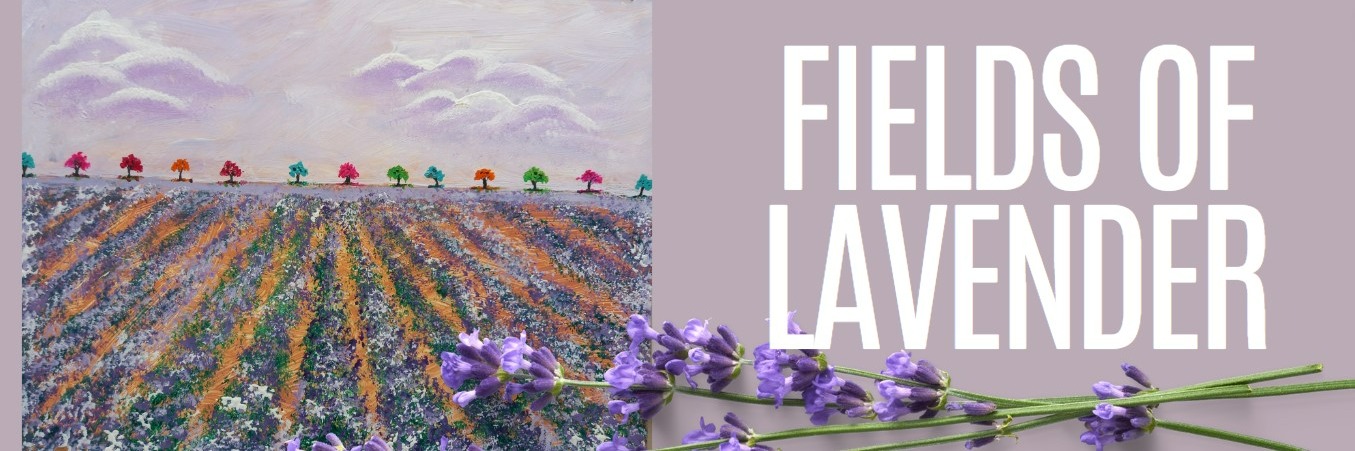 FIELDS OF LAVENDER PAINTING
