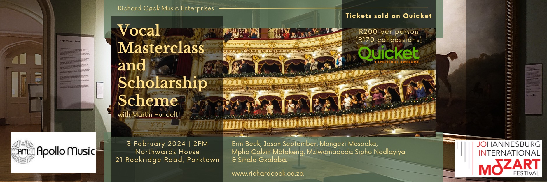 Vocal Masterclass with Martin Hundelt