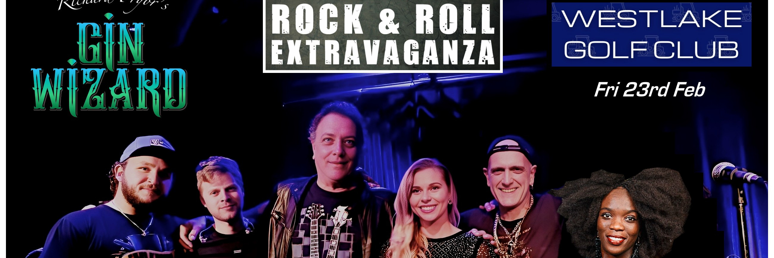 GIN WIZARD presents a 'ROCK & ROLL Extravaganza' - Westlake Golf Club