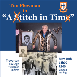Book tickets for "A Stitch in Time" an original Tim Plewman Show