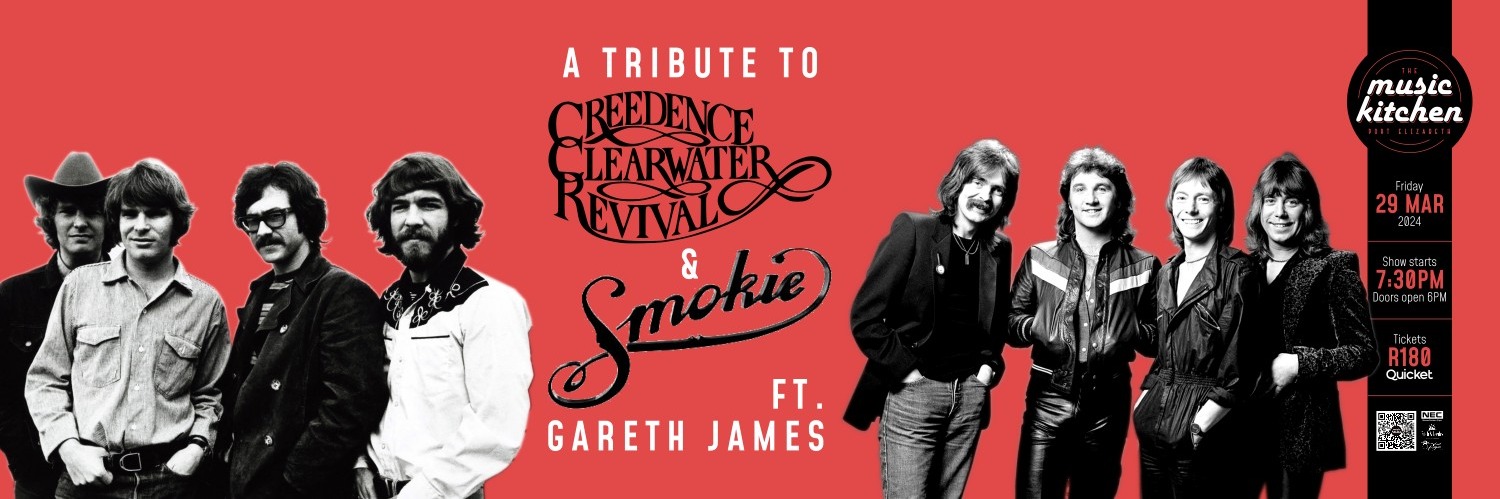 A tribute to Creedence Clearwater Revival & Smokie SOLD OUT!!!