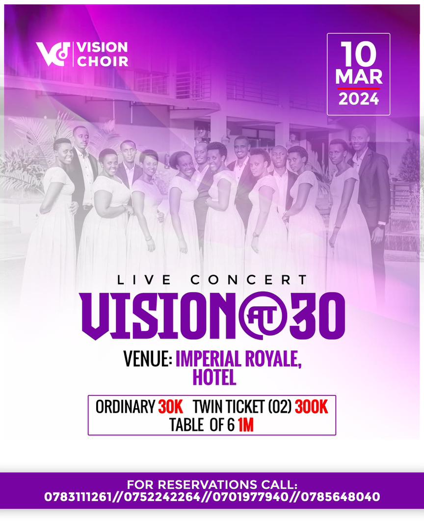 Vision Systems Concert Book tickets for VISION AT 30 LIVE CONCERT