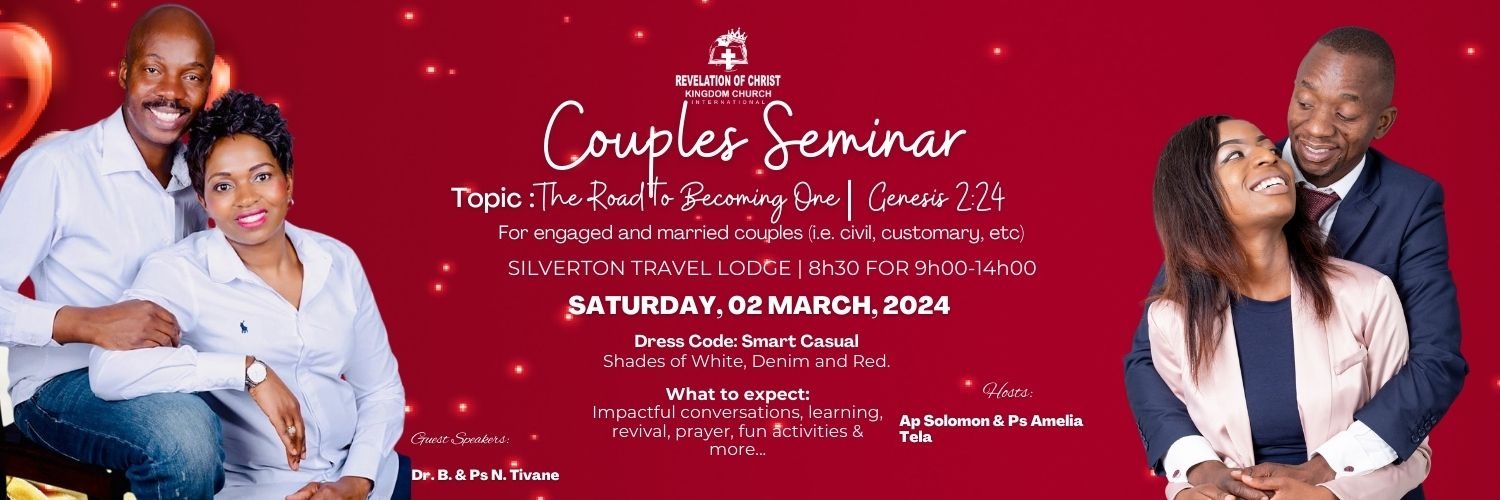 The Road To Becoming One Couples Seminar with ROC Kingdom Church