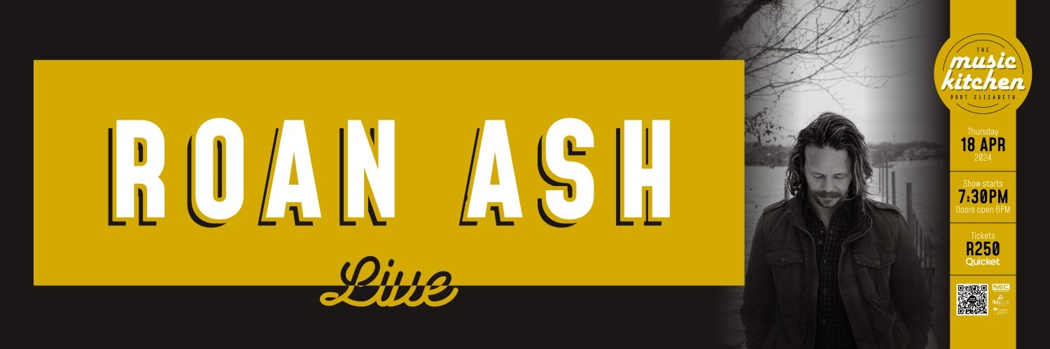 Roan Ash solo acoustic live at The Music Kitchen Thurs 18th April 2024