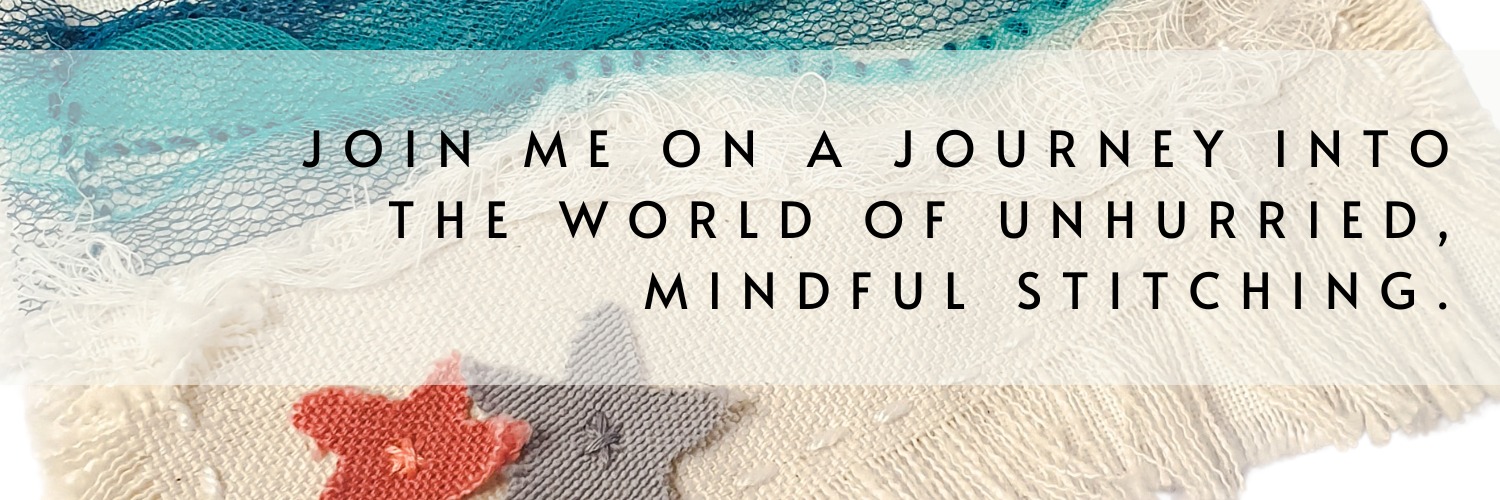 Intuitive Stitching - Textile Collage