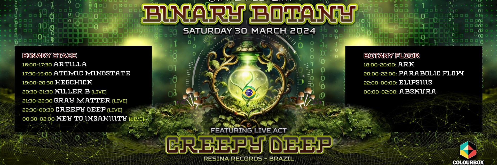 S.A.M presents: Binary Botany ft. CREEPY DEEP • BRAZIL