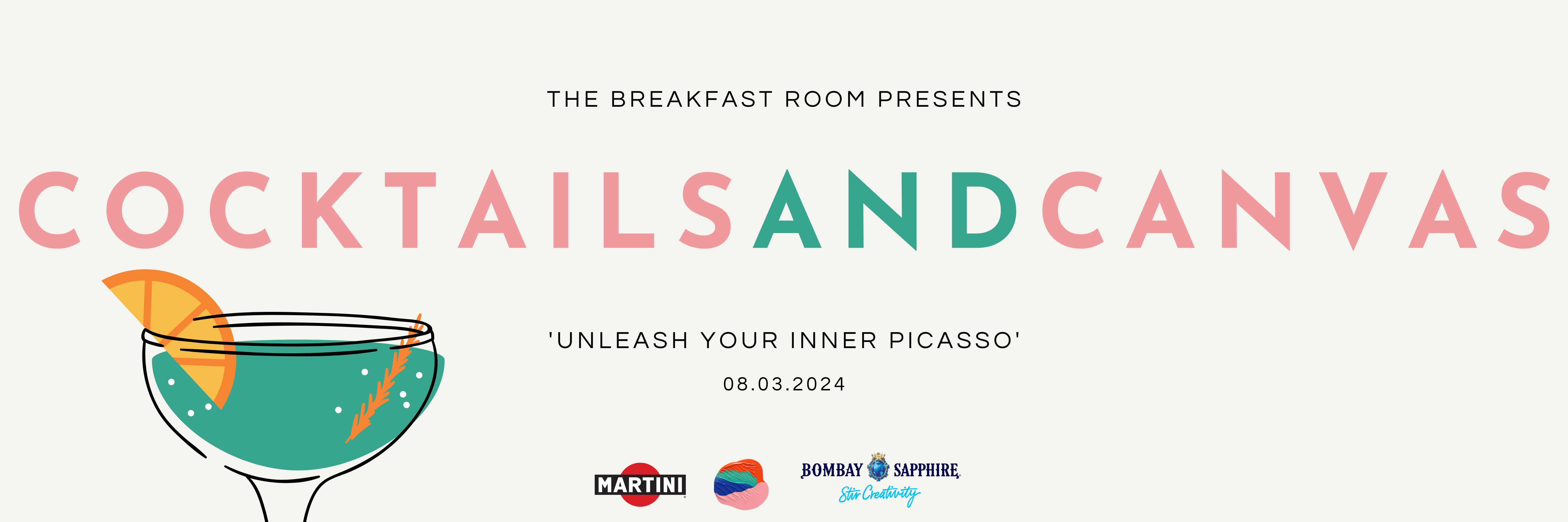 Cocktails and Canvas at The Breakfast Room