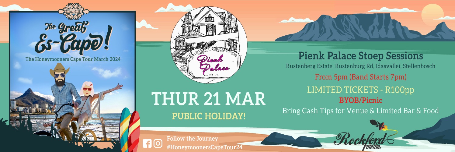 The Honeymooners Live at Pienk Palace Stellenbosch - Thurs 21 March 2024