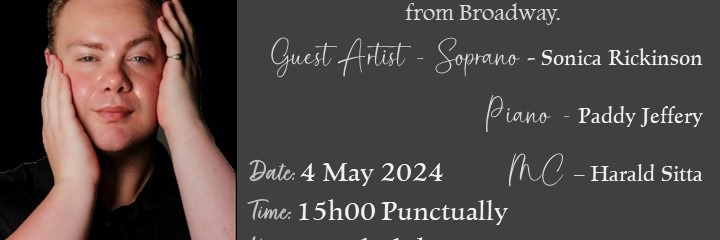 RAND CLUB Saturday 4th of May, 3 PM - Many faces of a Baritone