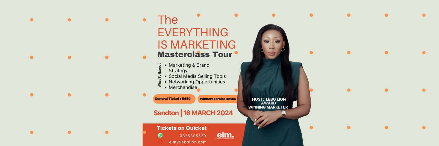 Everything is Marketing Masterclass Tour