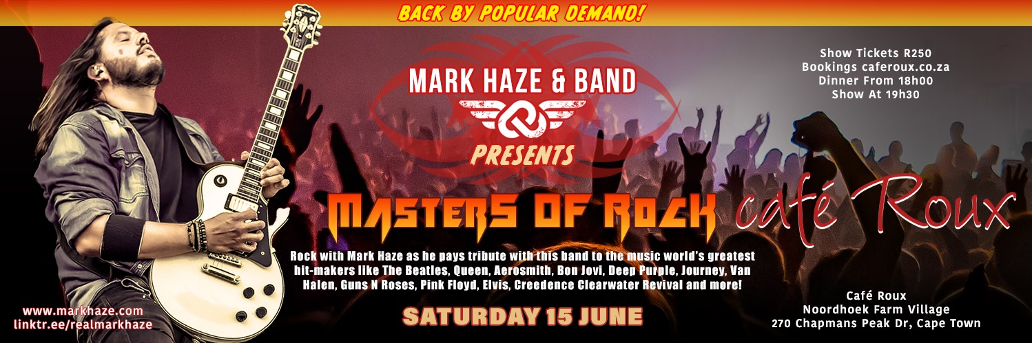 Mark Haze presents MASTERS OF ROCK!