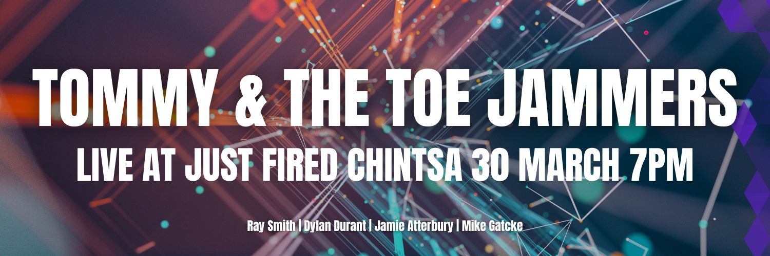 Tommy And The Toe Jammers Live at Just Fired: 30 March 7pm