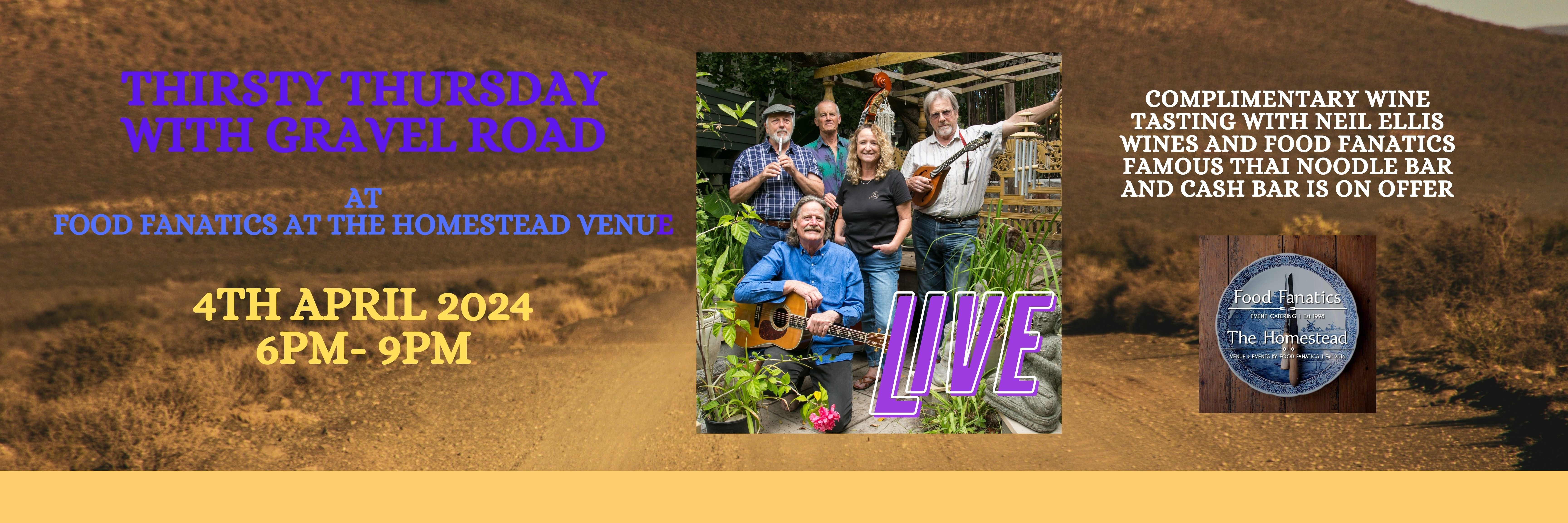 THIRSTY THURSDAY WITH GRAVEL ROAD AT FOOD FANATICS