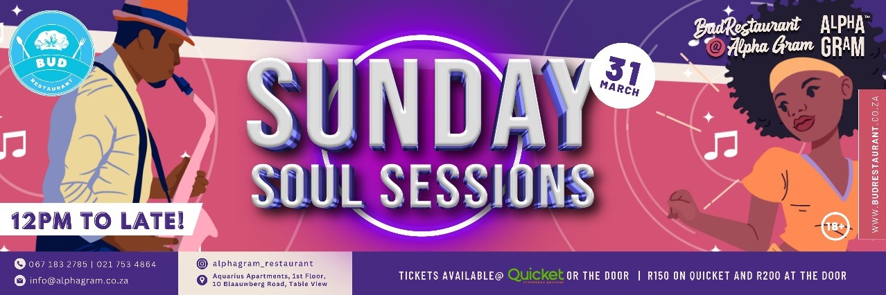 Sunday Soul Sessions 31 March 2024 @ 12pm