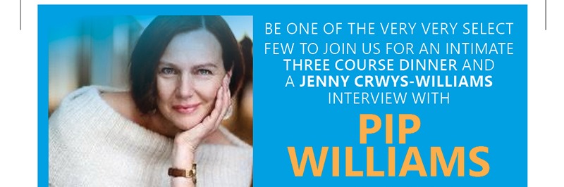 Dinner with Jenny Crwys-Williams and bestselling author, Pip Williams at the Franschhoek Literary Festival