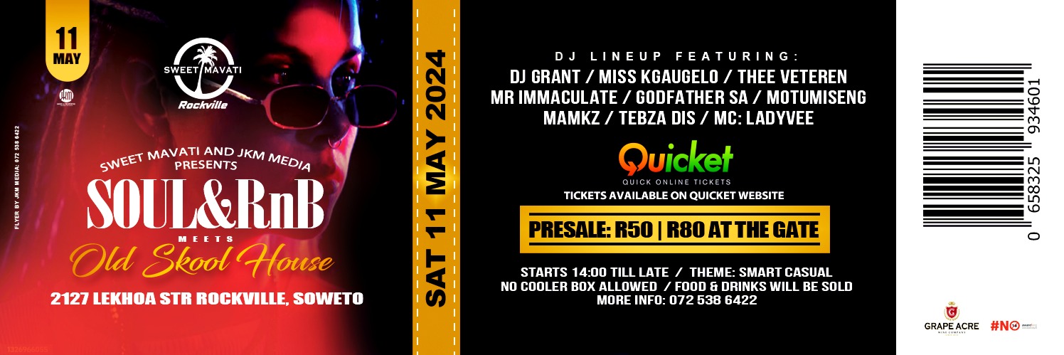 SOUL & RNB MEETS OLD SKOOL HOUSE