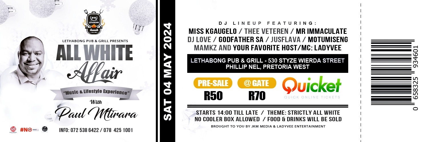 ALL WHITE AFFAIR WITH PAUL MTIRARA