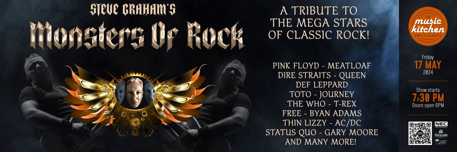 Monsters of Rock - Tribute to the mega stars of Classic rock Fri 17th May 2024