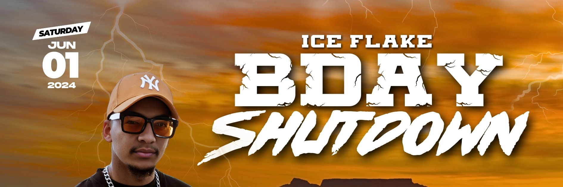 ICE FLAKE BIRTHDAY SHUTDOWN  HANOVER STREET GRANDWEST CAPE TOWN 1 JUNE 2024