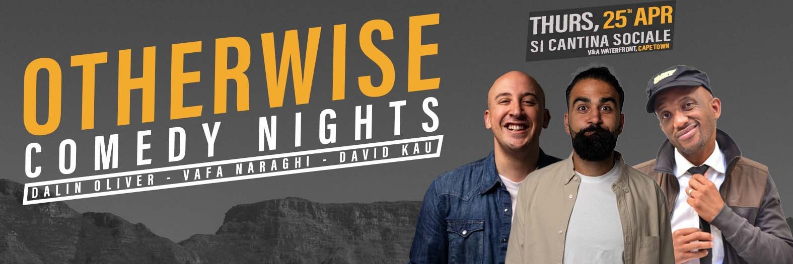 Otherwise Comedy Nights (CPT) - 25 April 2024