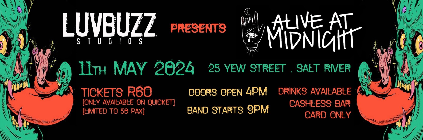 ALIVE AT MIDNIGHT X LUVBUZZ STUDIOS