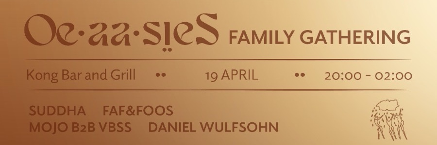 Oe-aa-sieS Family Gathering FUNdraiser @ KONG Sound Sanctury