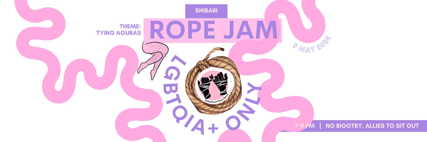 Shibari Rope Jam | LGBTQIA+ Only | Agura - Beginner Friendly